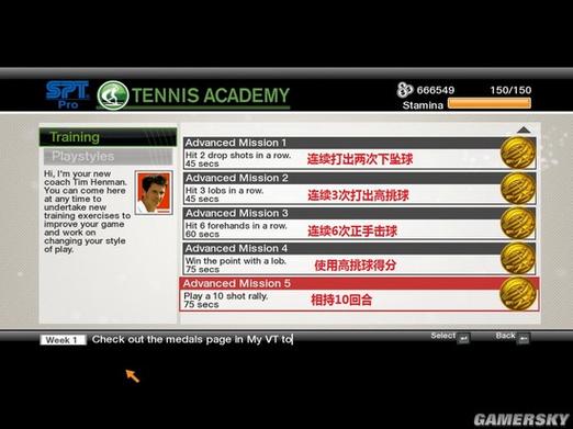 vr网球2009技能怎样练，vr网球哪个人物强？